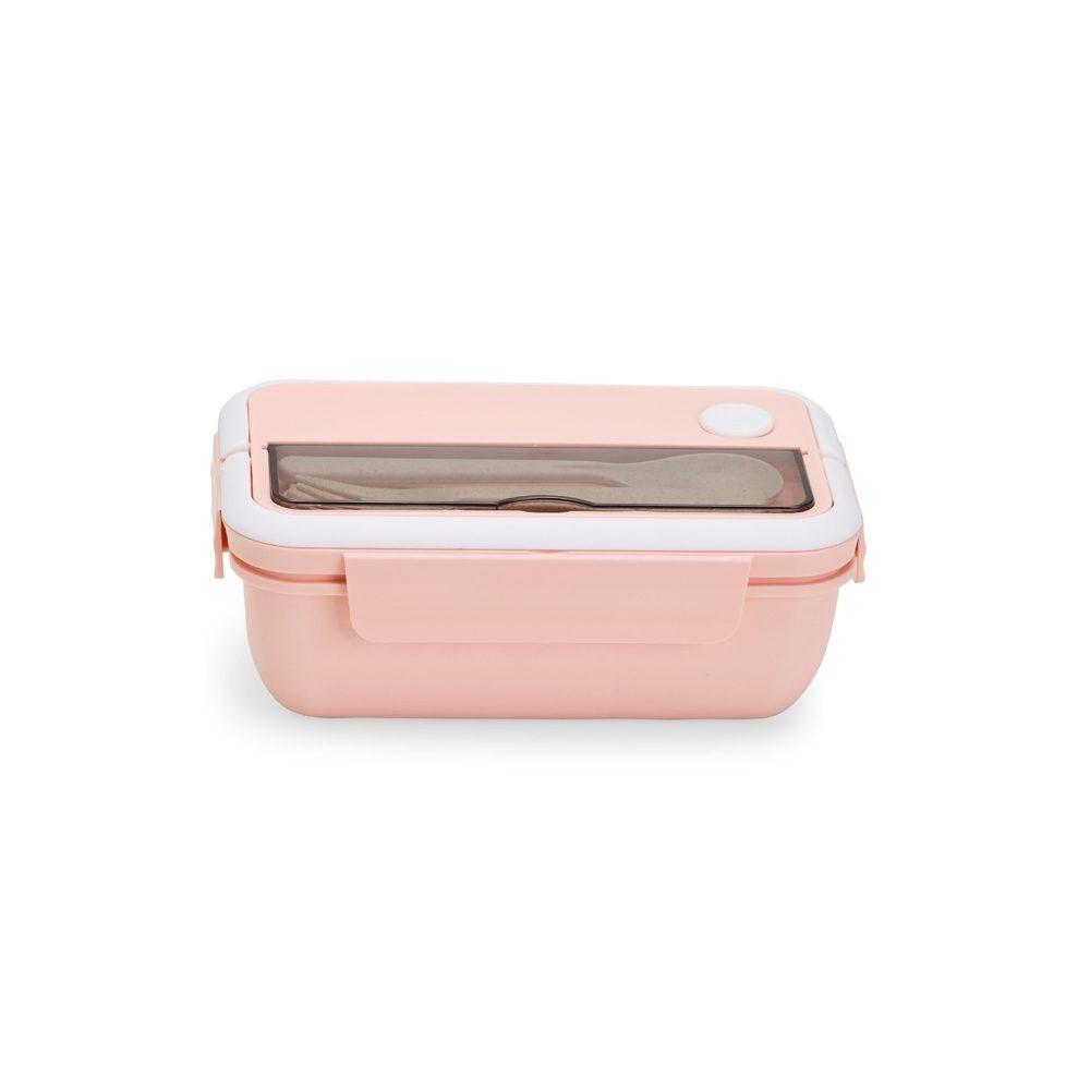 Marmita hermética 1 litro GO1639 na cor Rosa e rosa, brinde personalizado Sky Brindes