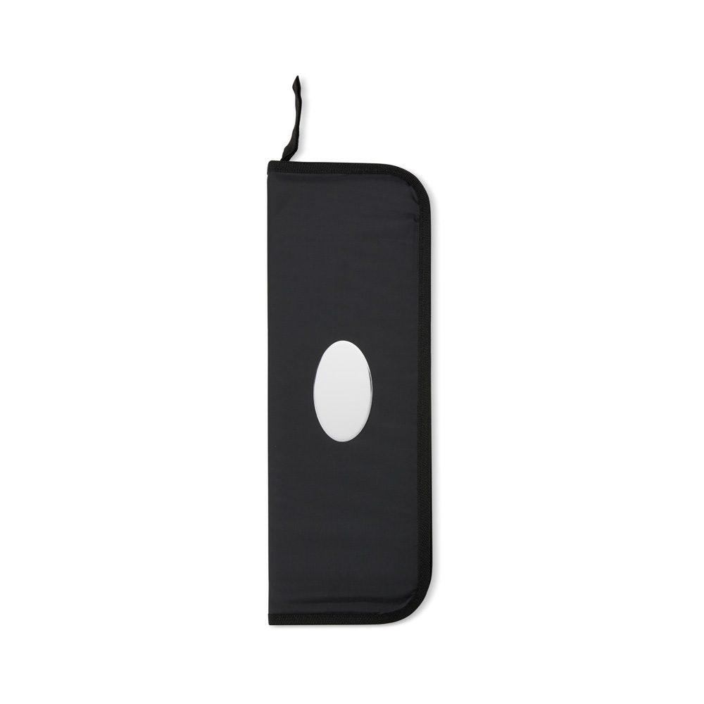 Kit churrasco 5 peças GO1650 na cor Preto, brinde personalizado Sky Brindes
