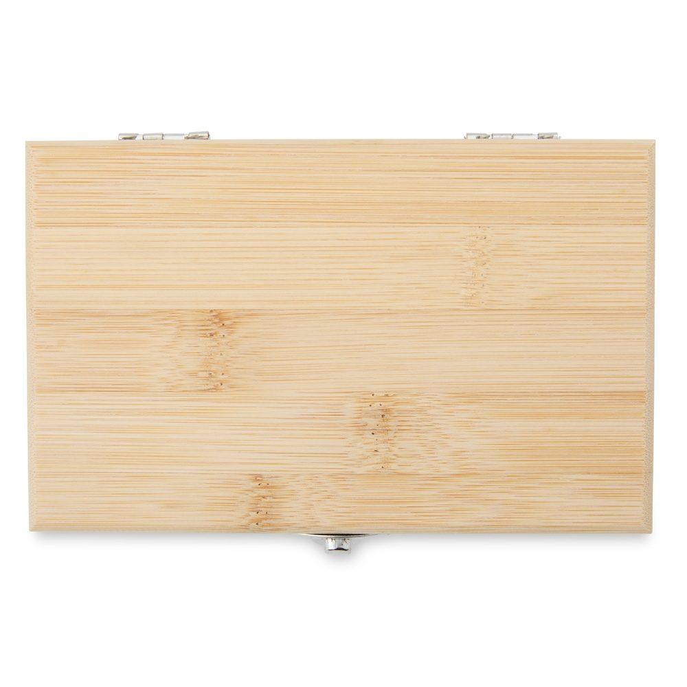 Kit vinho bambu 3 peças GO1660 na cor Bambu e bambu, brinde personalizado Sky Brindes