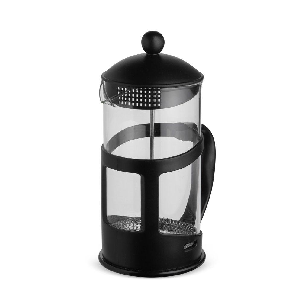 Cafeteira prensa francesa 1l GO1685 na cor Preto, brinde personalizado Sky Brindes
