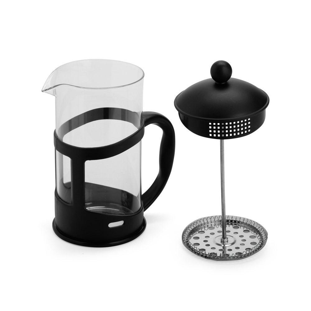 Cafeteira prensa francesa 1l GO1685 na cor Preto, brinde personalizado Sky Brindes