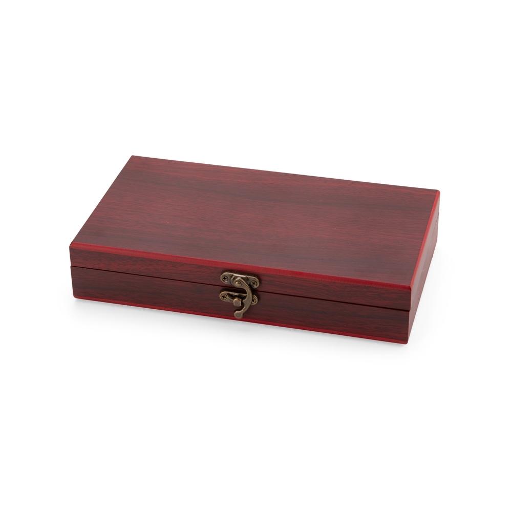Kit vinho 5 peças GO1699 na cor Vinho, brinde personalizado Sky Brindes