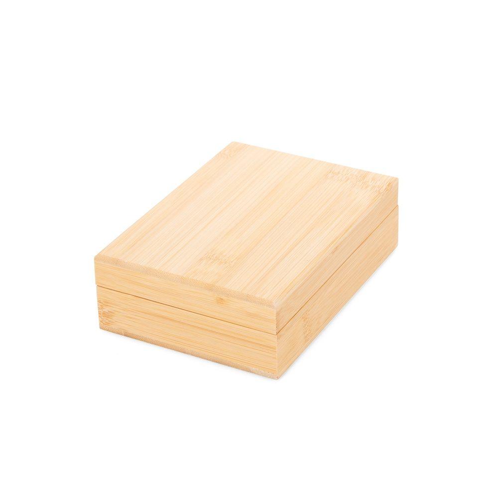 Kit vinho 2 peças GO1709 na cor Bambu e bambu, brinde personalizado Sky Brindes