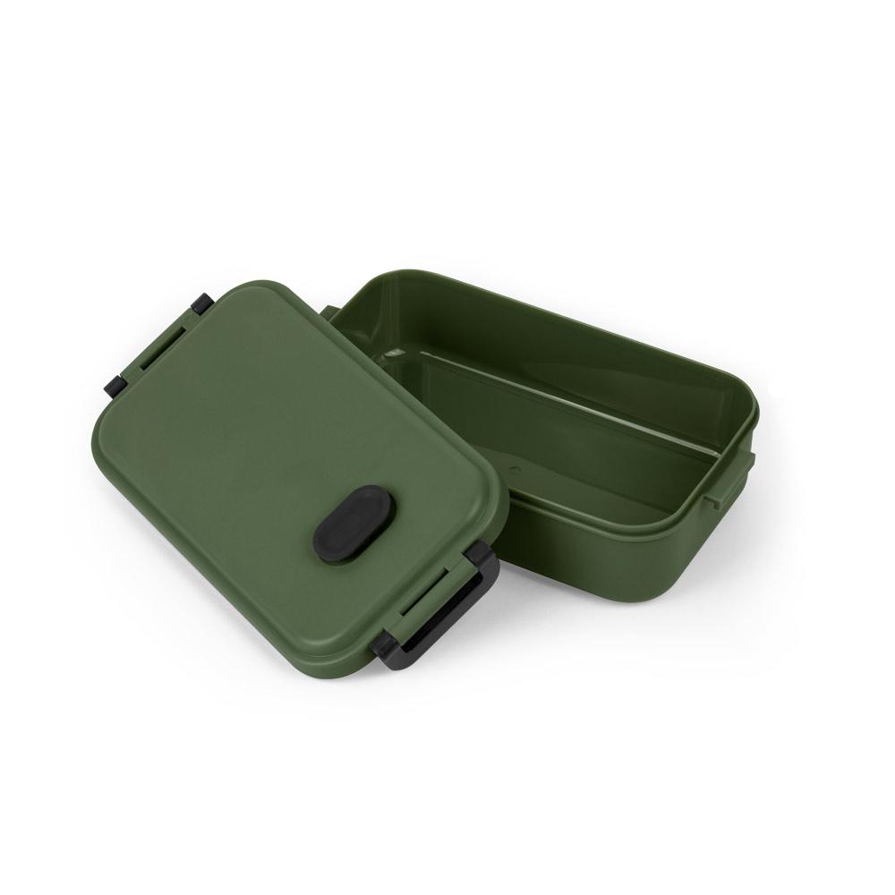 Marmita em pp 900 ml GO1789 na cor Verde e verde, brinde personalizado Sky Brindes