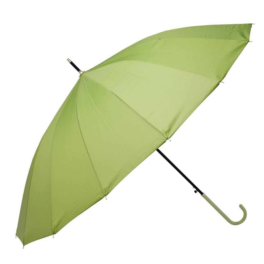 Guarda-chuva transparente GU0001 na cor Verde, brinde personalizado Sky Brindes