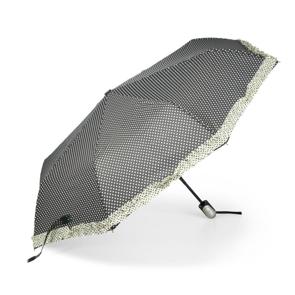 Guarda-chuva automático GU0003 na cor Preto, brinde personalizado Sky Brindes