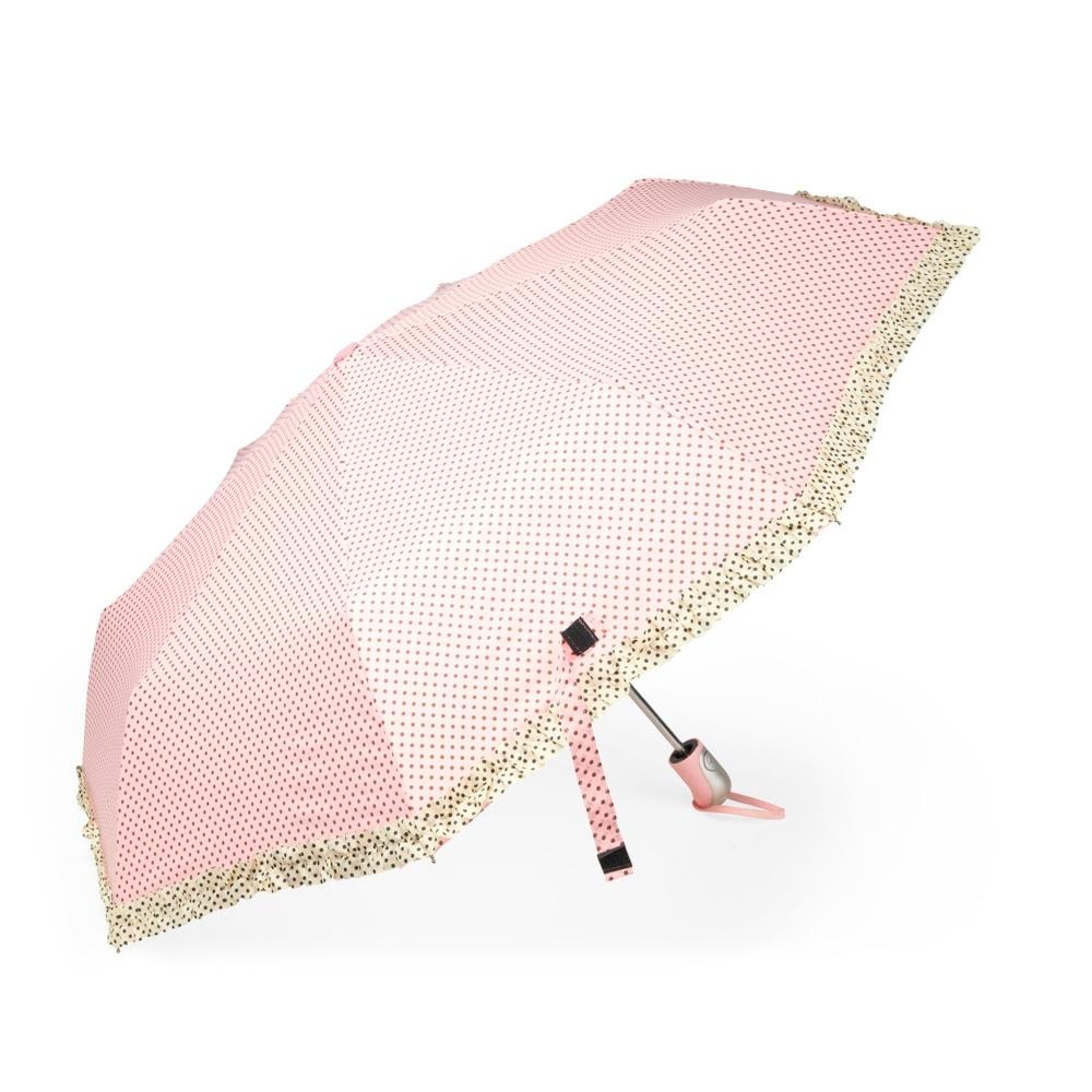 Guarda-chuva automático GU0003 na cor Rosa e rosa, brinde personalizado Sky Brindes