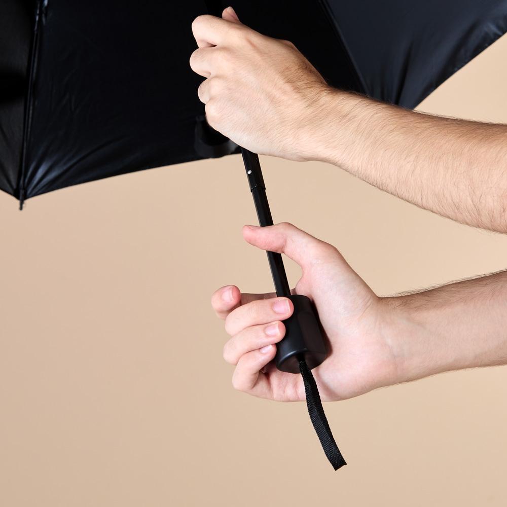 Guarda-chuva manual GU0004 na cor Azul, brinde personalizado Sky Brindes