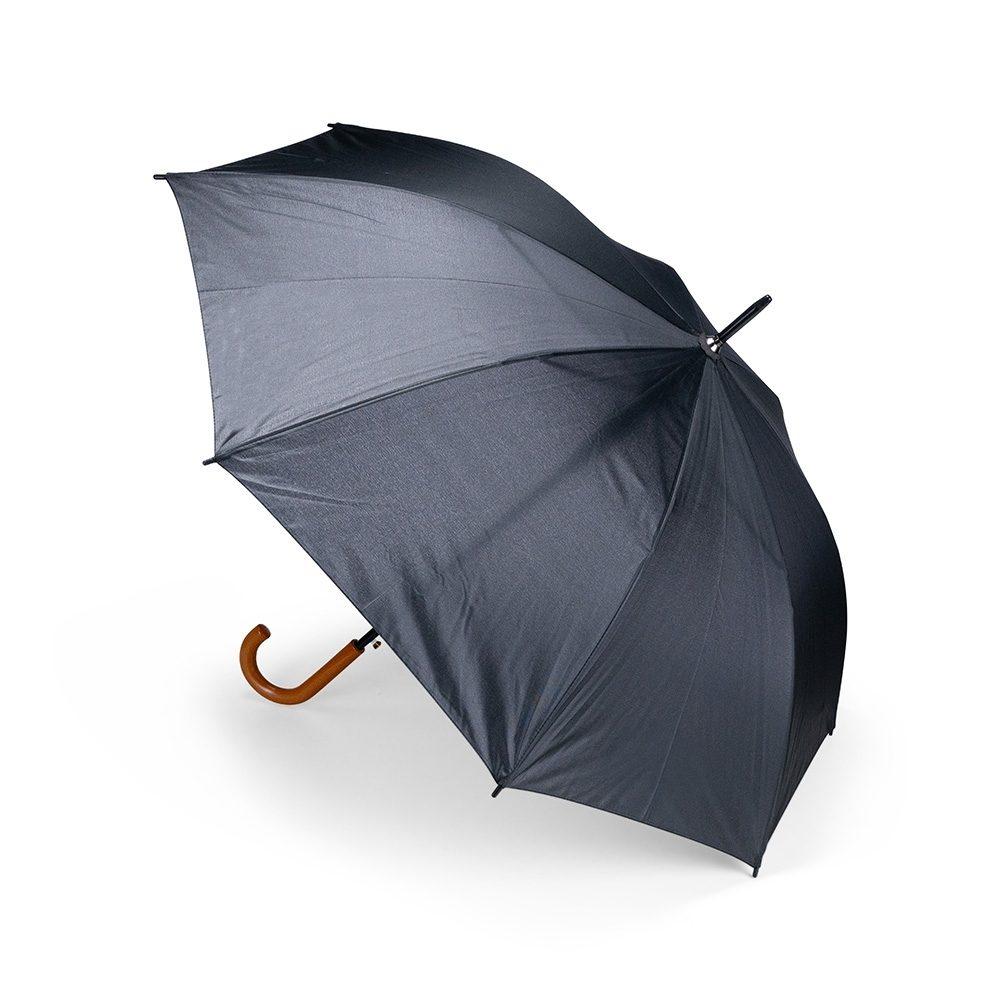 Guarda-chuva manual GU0004 na cor Preto, brinde personalizado Sky Brindes