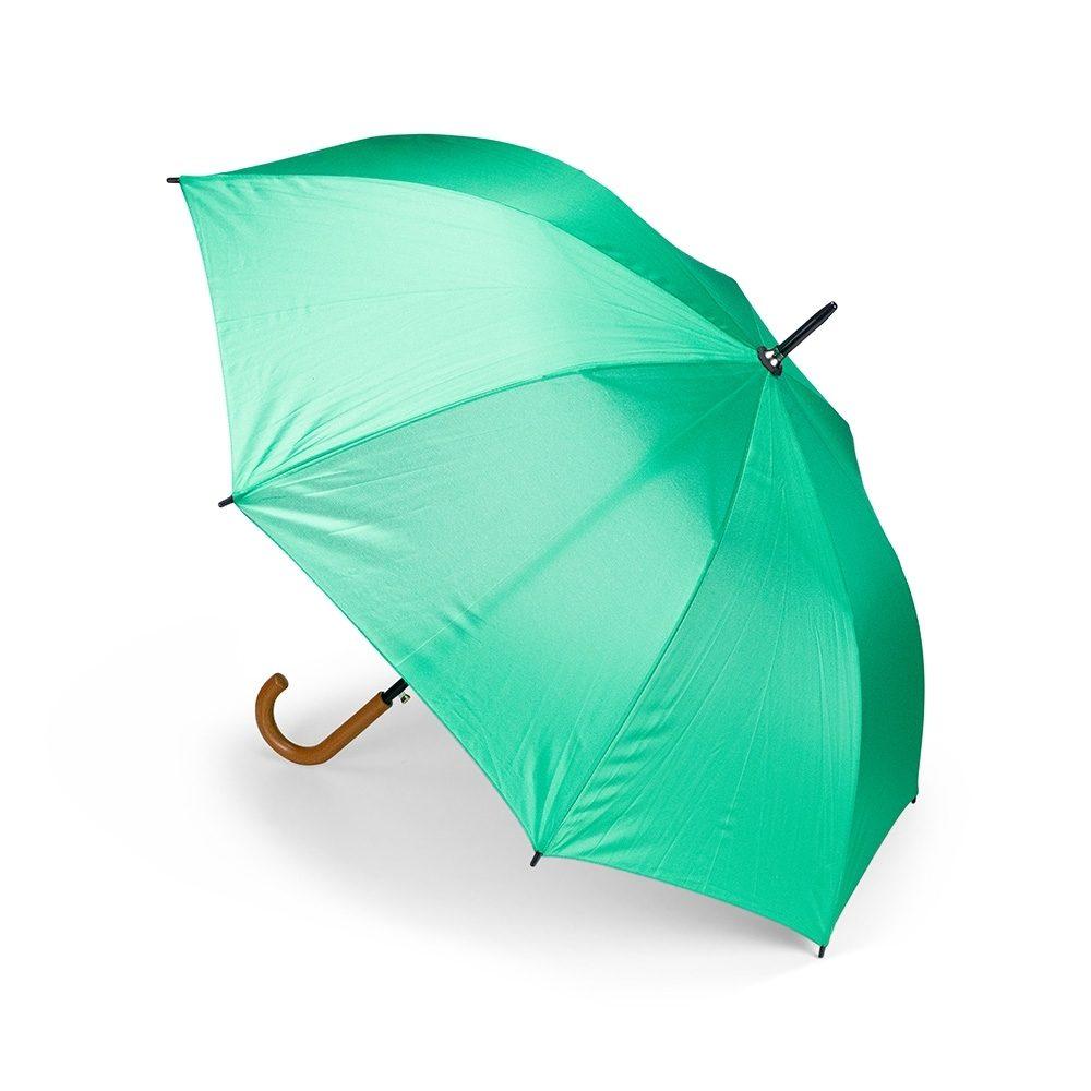 Guarda-chuva manual GU0004 na cor Verde, brinde personalizado Sky Brindes