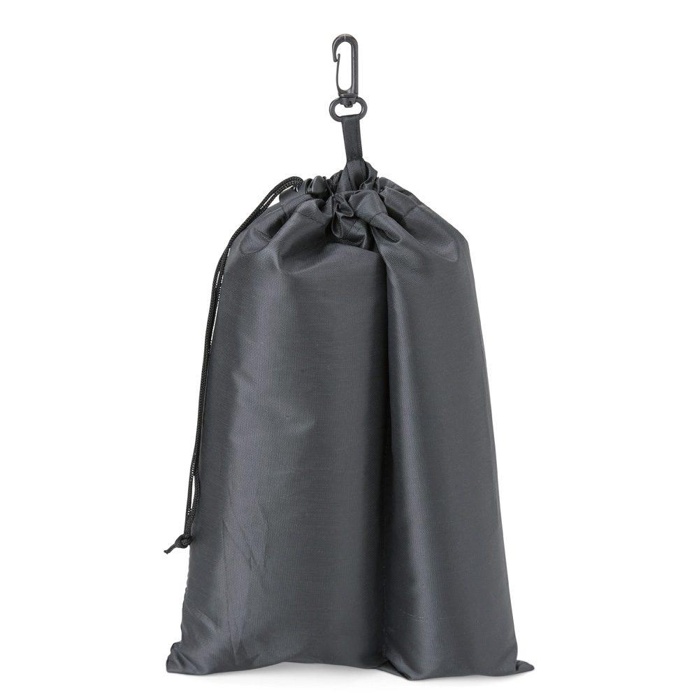 Kit chuva 2 peças GU0006 na cor Preto, brinde personalizado Sky Brindes
