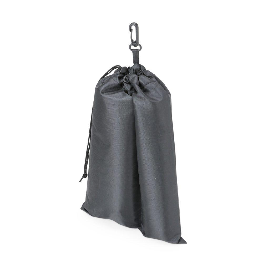 Kit chuva 2 peças GU0006 na cor Preto, brinde personalizado Sky Brindes