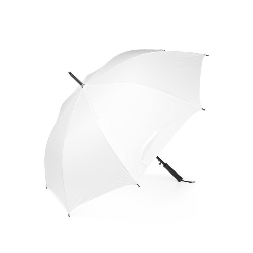 Guarda-chuva GU0007 na cor Branco, brinde personalizado Sky Brindes
