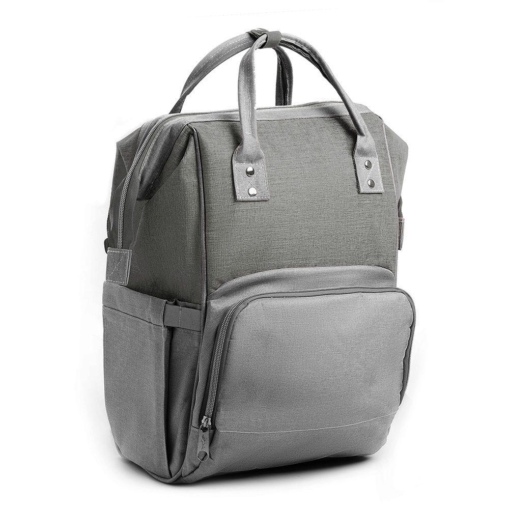 Mochila Funcional Poliéster MO1343 na cor Cinza, brinde personalizado Sky Brindes