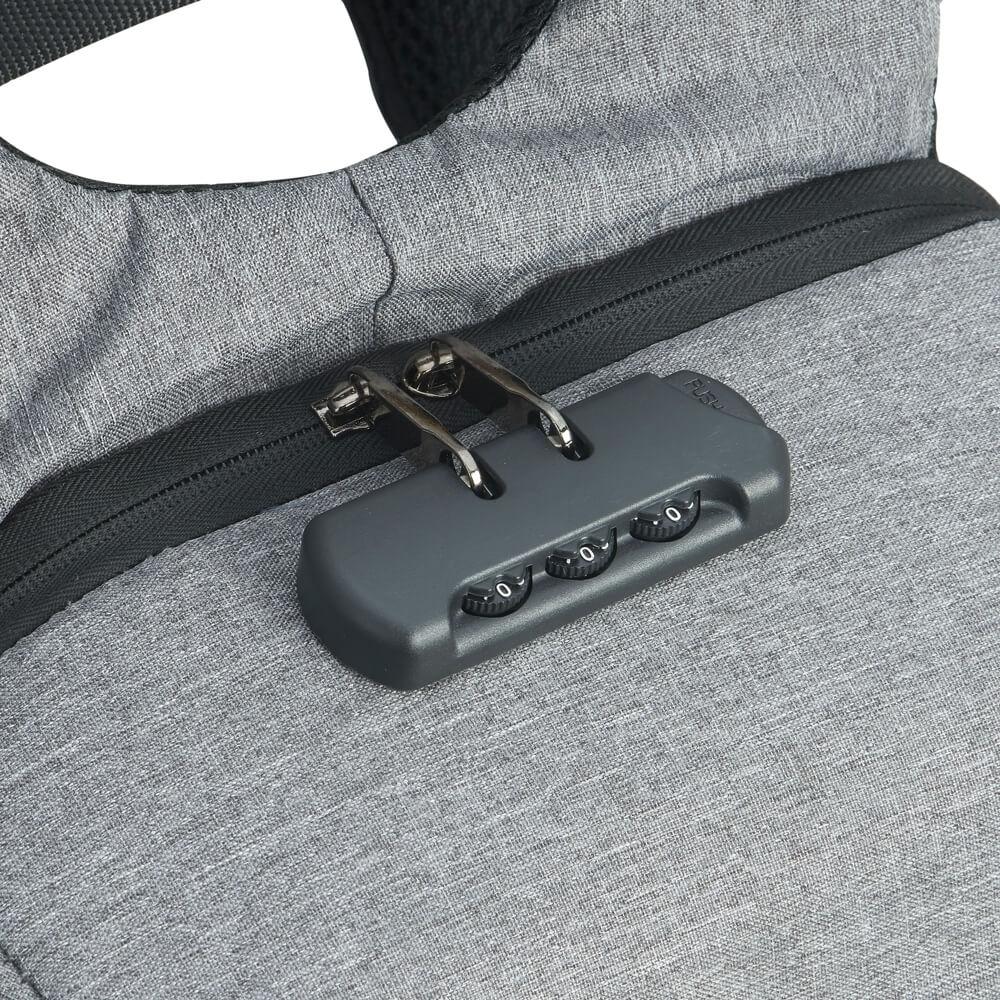 Mochila de Poliéster Anti-Furto MO1506 na cor Único, brinde personalizado Sky Brindes