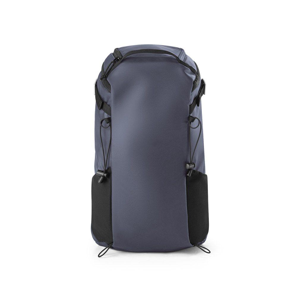 Mochila com revestimento MO1510 na cor Azul, brinde personalizado Sky Brindes