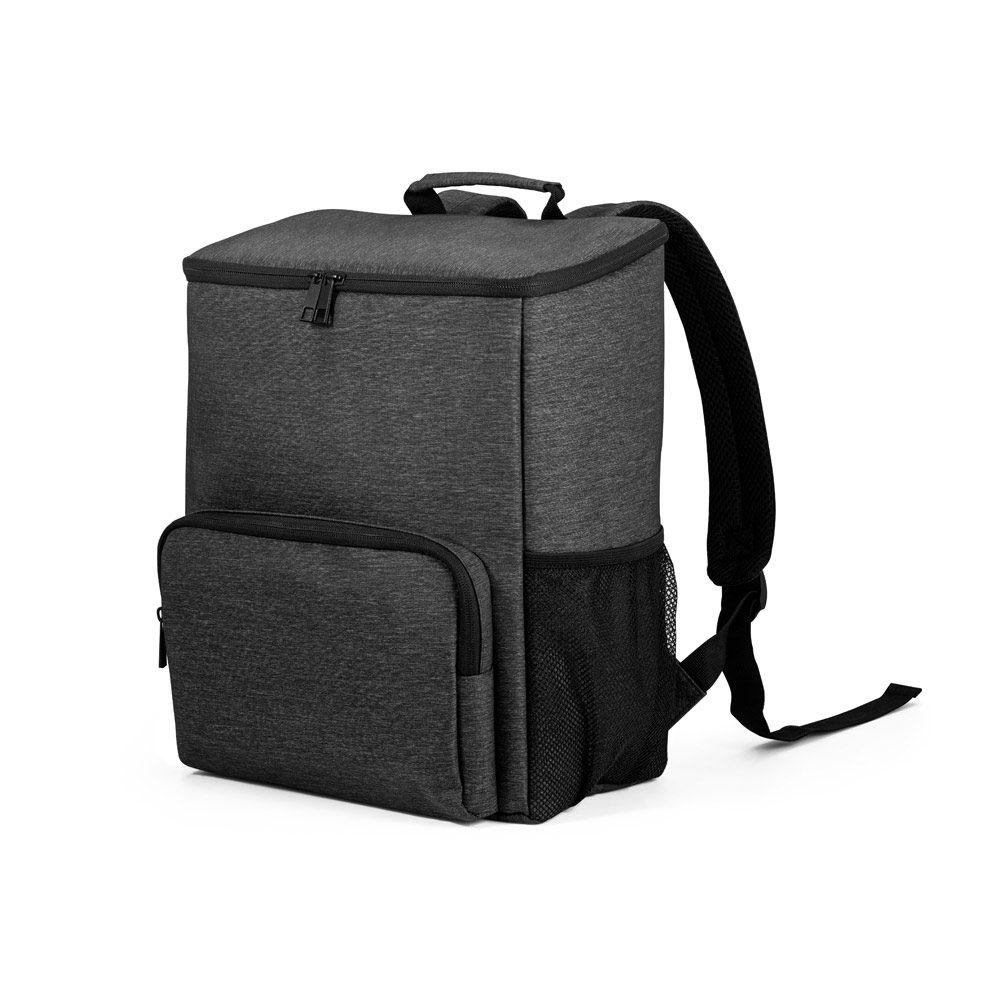 Mochila com isolamento térmico MO1511 na cor Preto, brinde personalizado Sky Brindes