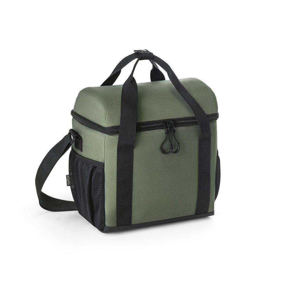 Bolsa térmica almofadada MO1514 na cor Verde escuro, brinde personalizado Sky Brindes