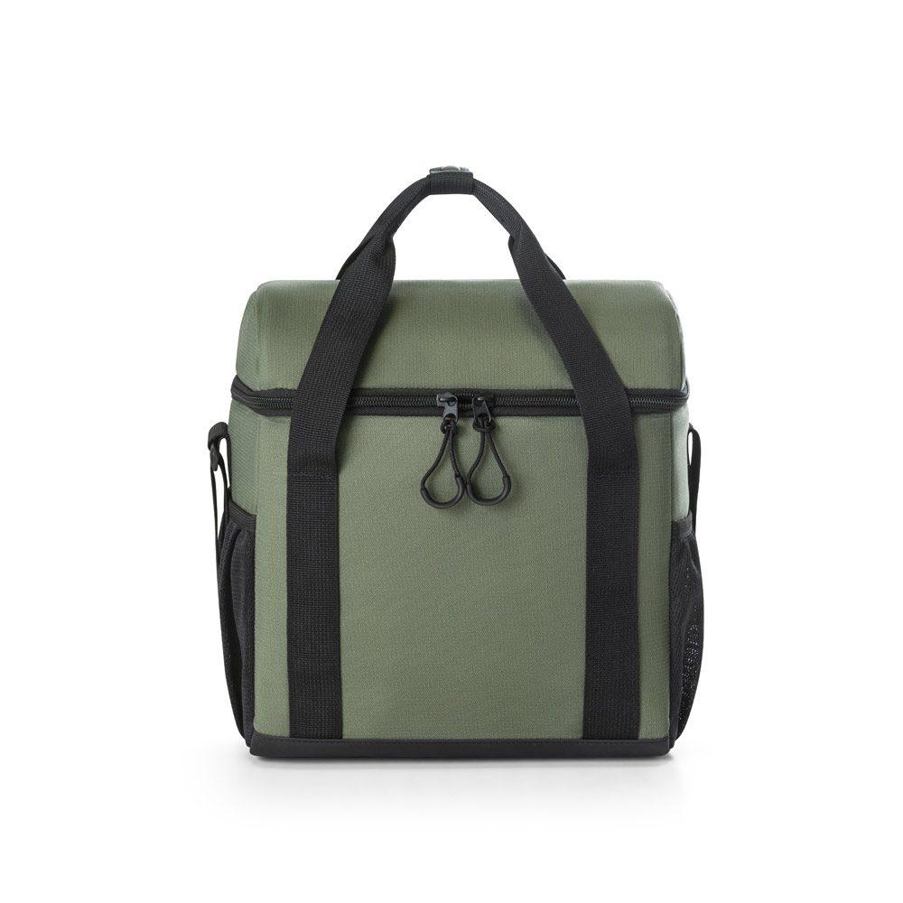 Bolsa térmica almofadada MO1514 na cor Verde escuro, brinde personalizado Sky Brindes