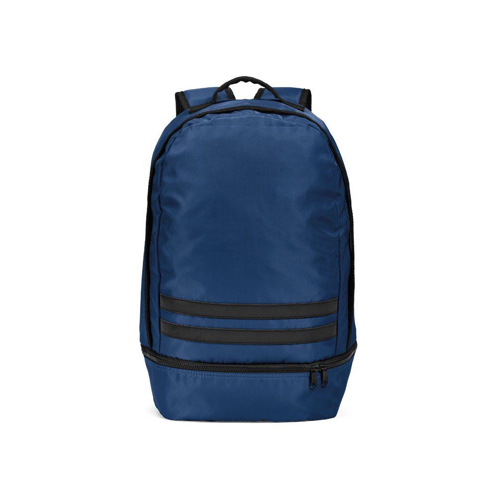 Mochila em 290T poliéster MO1519 na cor Azul, brinde personalizado Sky Brindes