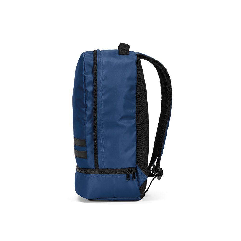 Mochila em 290T poliéster MO1519 na cor Azul, brinde personalizado Sky Brindes