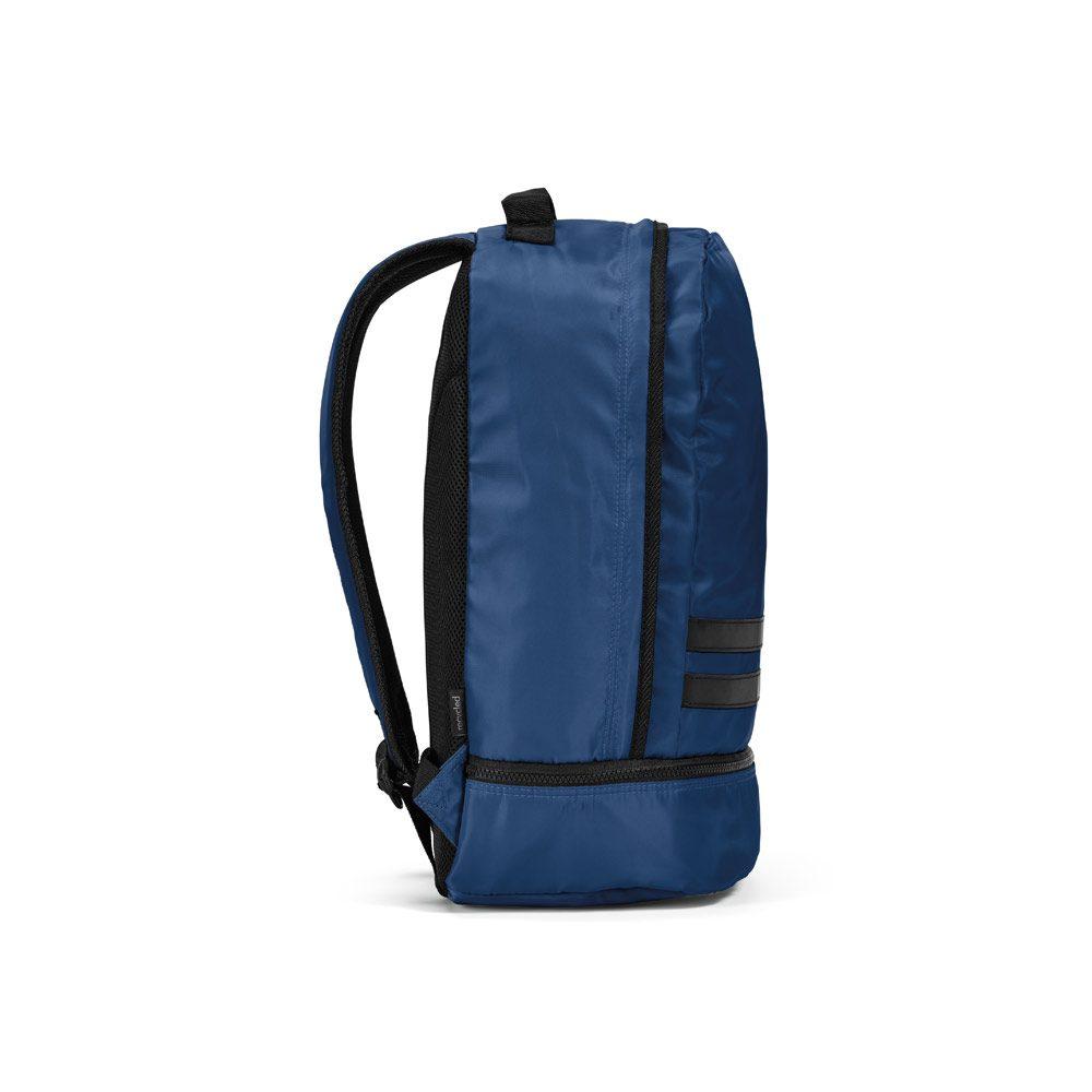 Mochila em 290T poliéster MO1519 na cor Azul, brinde personalizado Sky Brindes