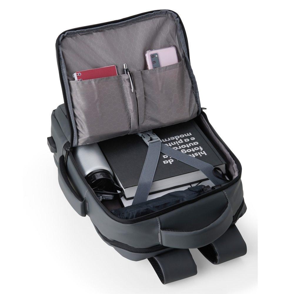 Mochila para Notebook MO1530 na cor Cinza, brinde personalizado Sky Brindes