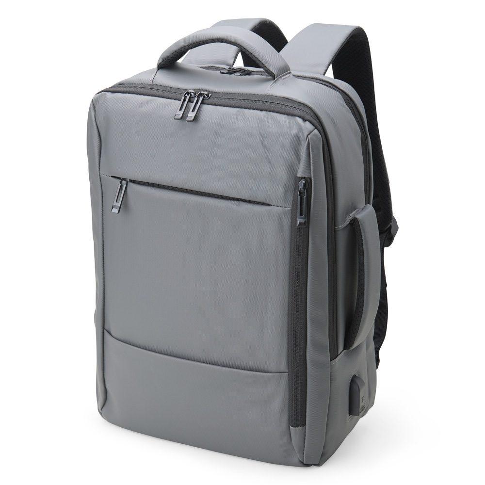 Mochila para Notebook MO1530 na cor Cinza, brinde personalizado Sky Brindes