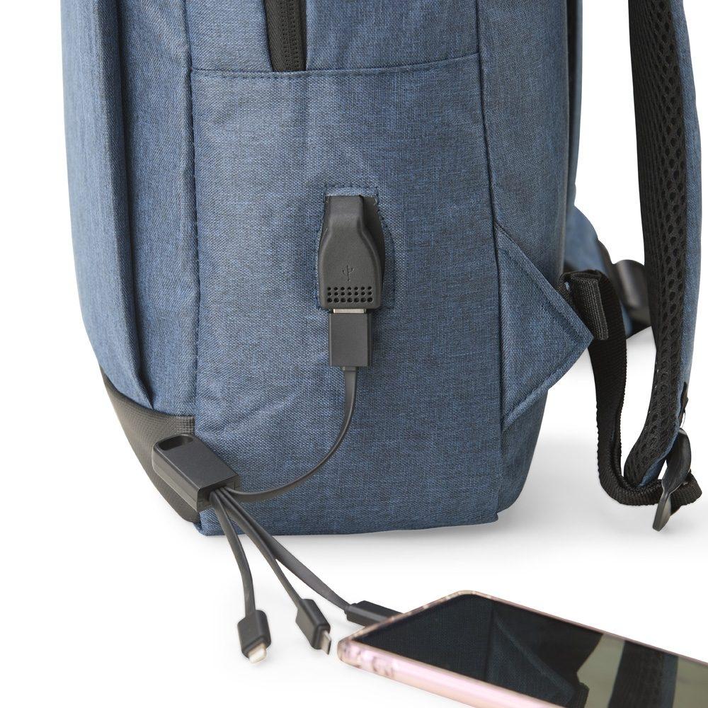 Mochila para Notebook MO1532 na cor Azul, brinde personalizado Sky Brindes