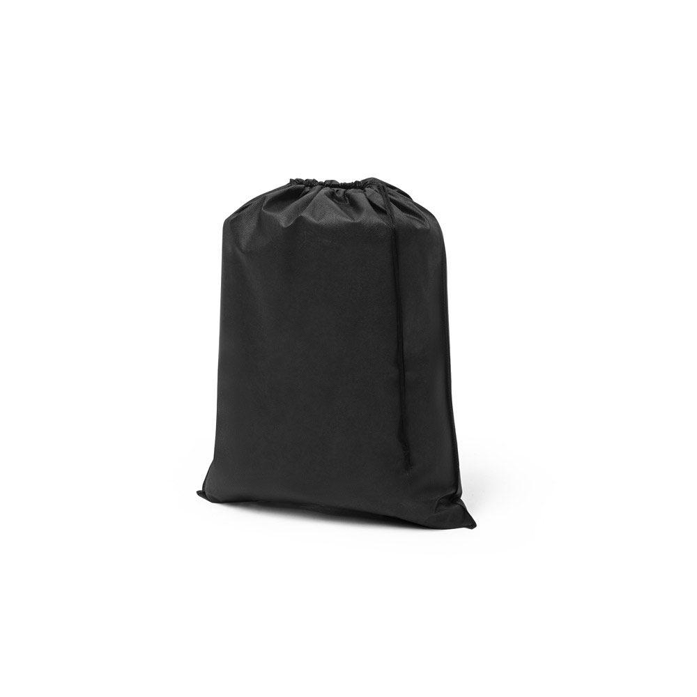 Saco para Mochila MO1556 na cor Preto, brinde personalizado Sky Brindes