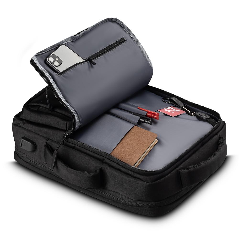 Mochila para Notebook MO1571 na cor Preto, brinde personalizado Sky Brindes