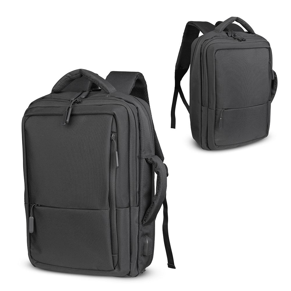 Mochila para Notebook MO1571 na cor Preto, brinde personalizado Sky Brindes