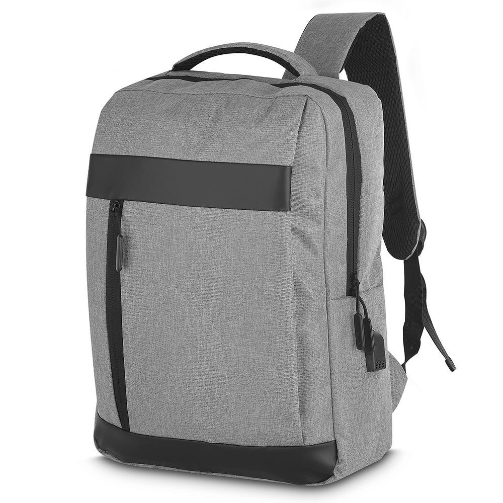 Mochila para Notebook MO1664 na cor Cinza, brinde personalizado Sky Brindes
