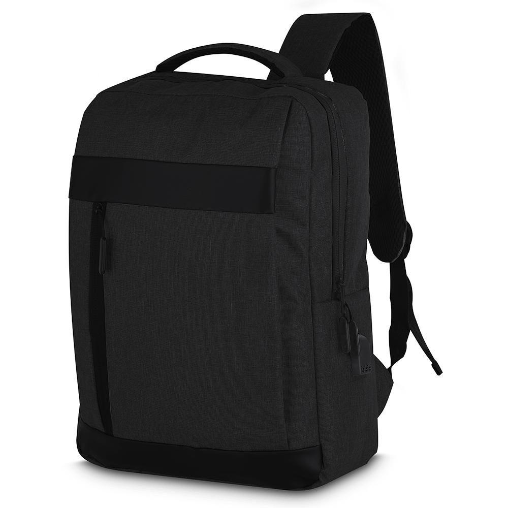 Mochila para Notebook MO1664 na cor Preto, brinde personalizado Sky Brindes