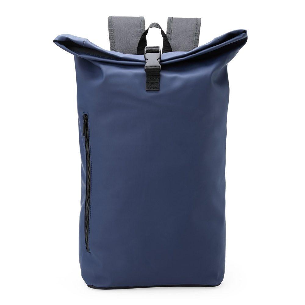 Mochila Couro Sintético 26 Litros MO1671 na cor Azul, brinde personalizado Sky Brindes