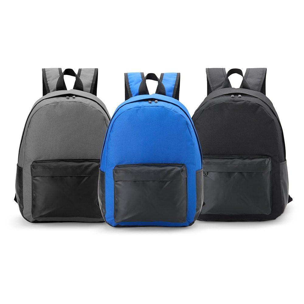 Mochila em Nylon 33 Litros MO1673 na cor Azul, brinde personalizado Sky Brindes