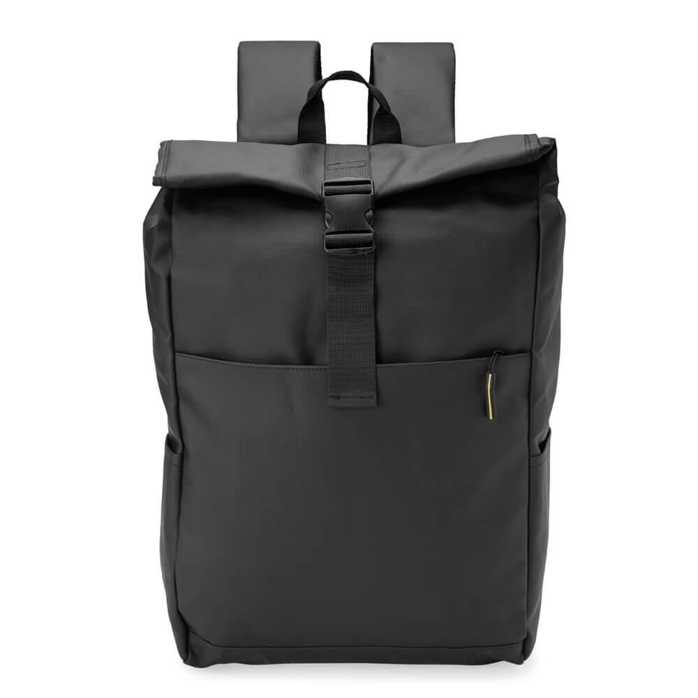Mochila Impermeável 23 Litros MO1676 na cor Preto, brinde personalizado Sky Brindes