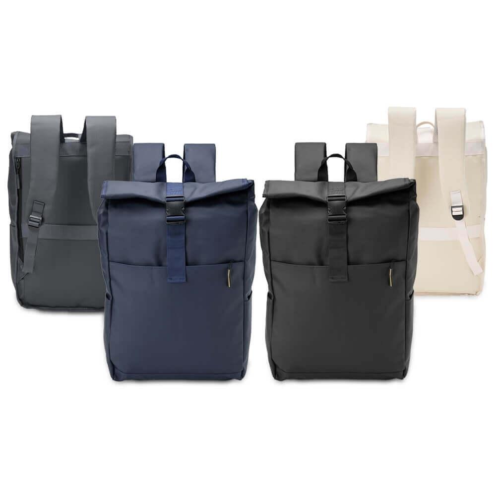 Mochila Impermeável 23 Litros MO1676 na cor Preto, brinde personalizado Sky Brindes