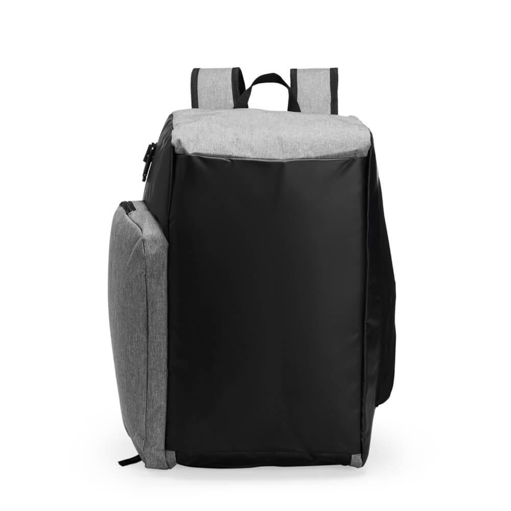 Mochila Poliéster 32 Litros MO1690 na cor Cinza, brinde personalizado Sky Brindes