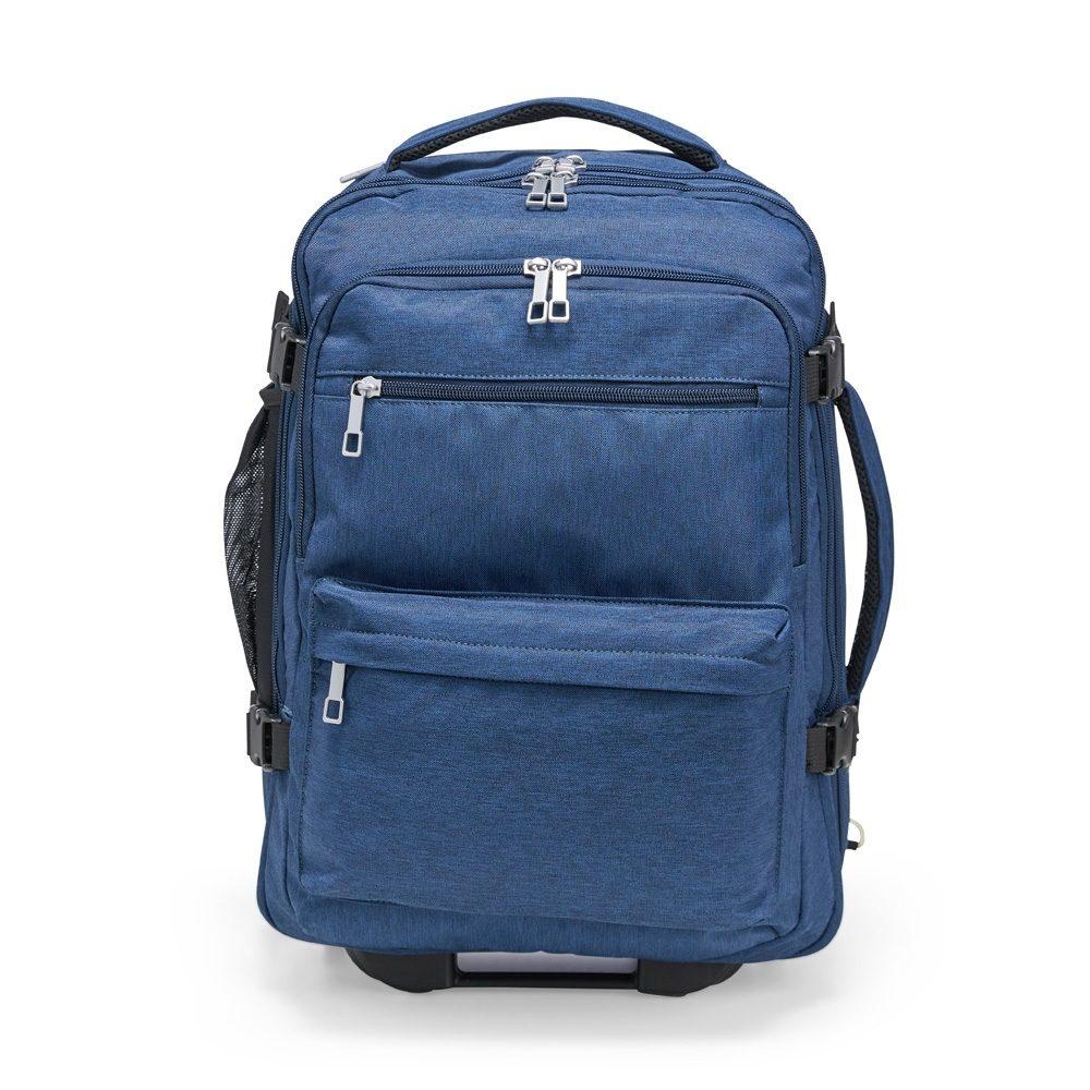 Mochila Poliéster 17 Litros MO1691 na cor Azul, brinde personalizado Sky Brindes