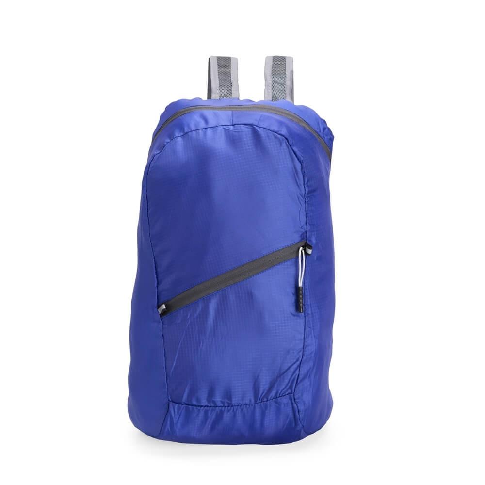 Mochila Dobrável 14 Litros MO1697 na cor Azul, brinde personalizado Sky Brindes