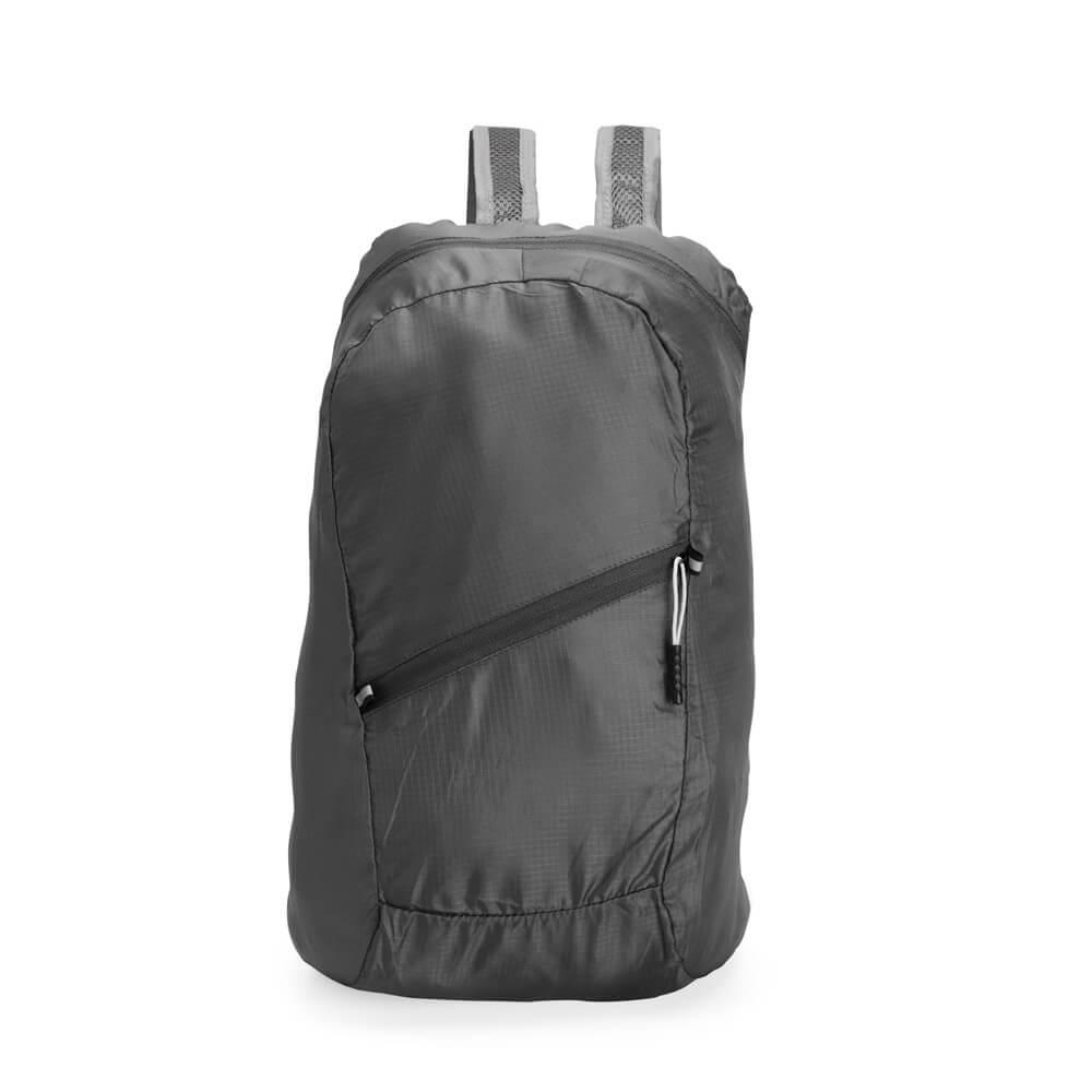 Mochila Dobrável 14 Litros MO1697 na cor Cinza, brinde personalizado Sky Brindes