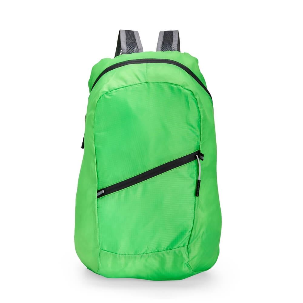Mochila Dobrável 14 Litros MO1697 na cor Verde, brinde personalizado Sky Brindes