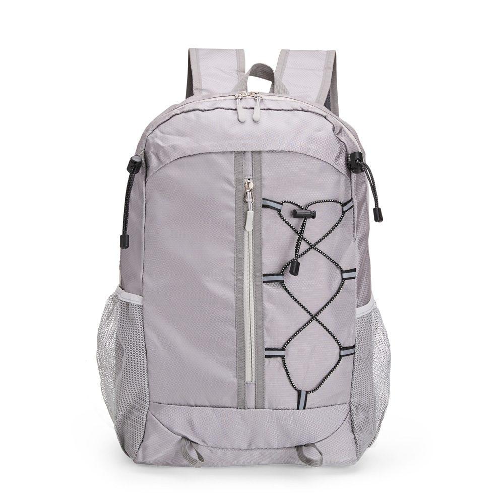 Mochila Dobrável 20 Litros MO1699 na cor Cinza, brinde personalizado Sky Brindes