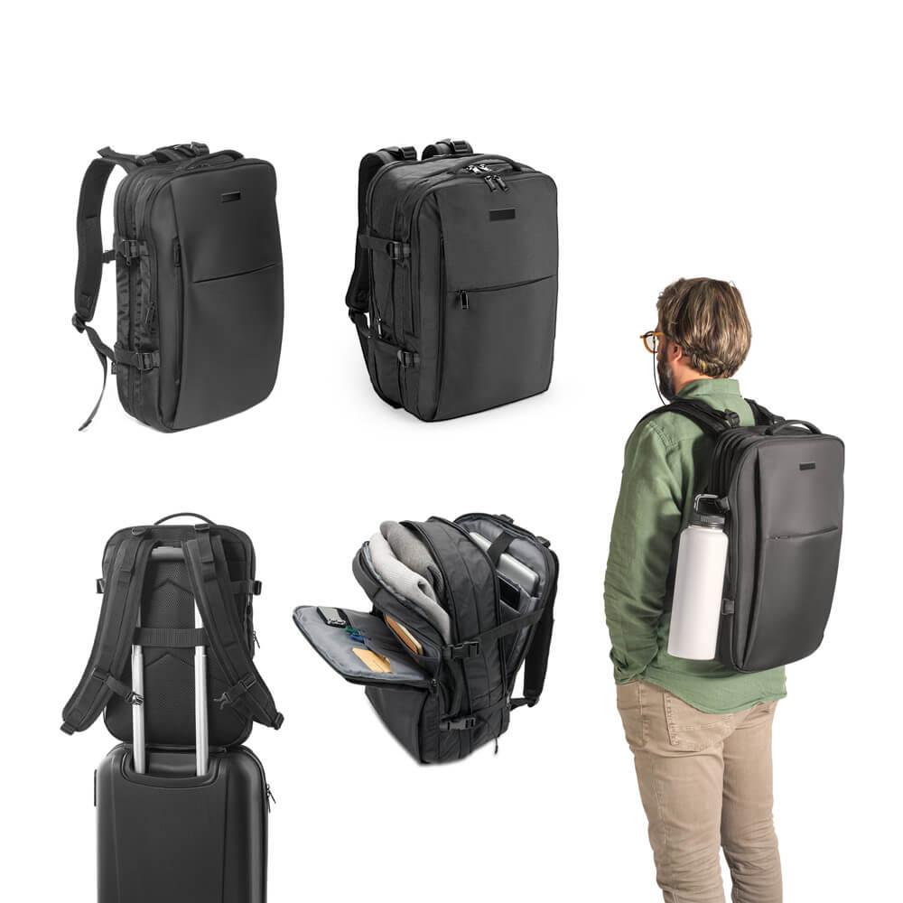 Mochila para Notebook MO1700 na cor Preto, brinde personalizado Sky Brindes