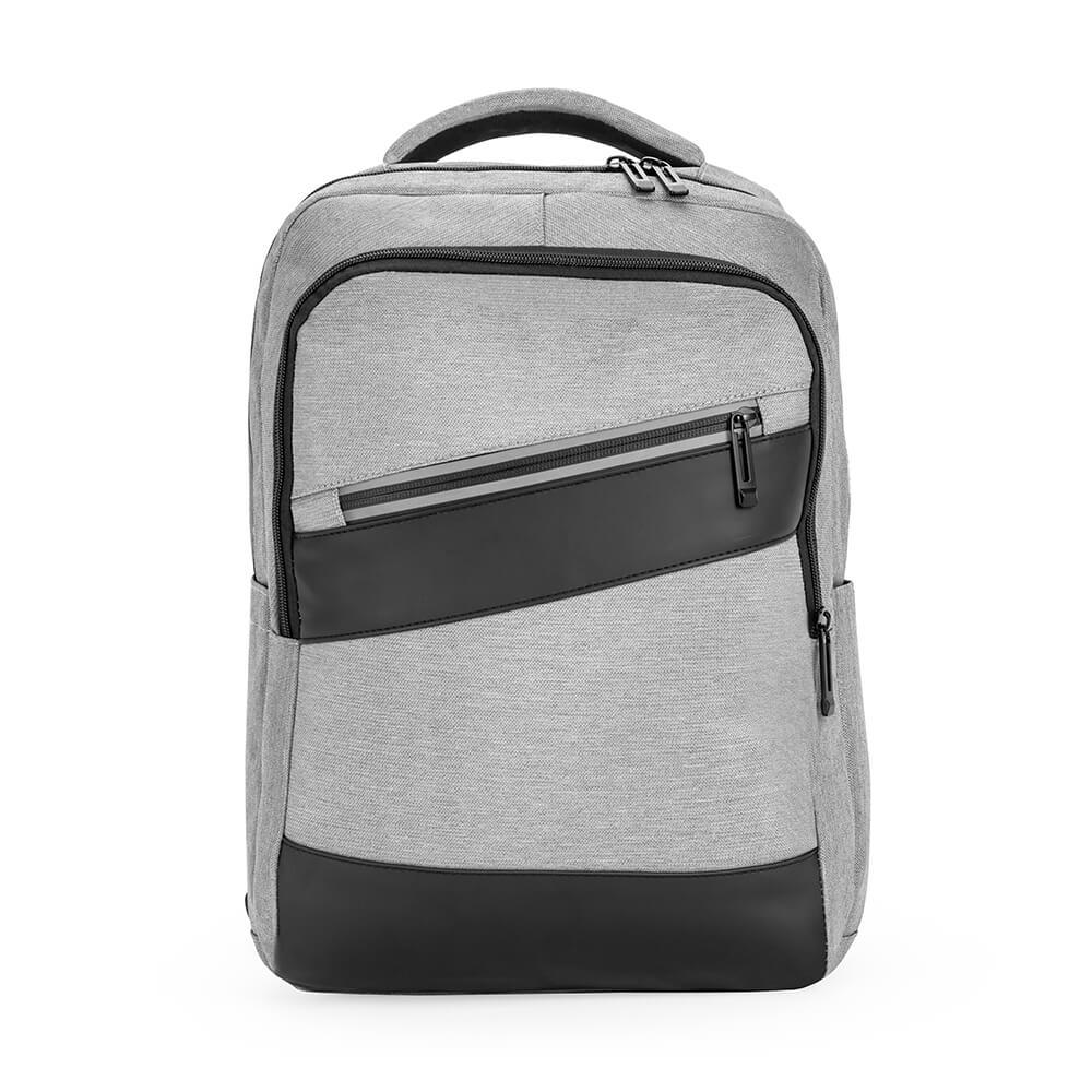 Mochila USB 16 Litros MO1703 na cor Cinza, brinde personalizado Sky Brindes