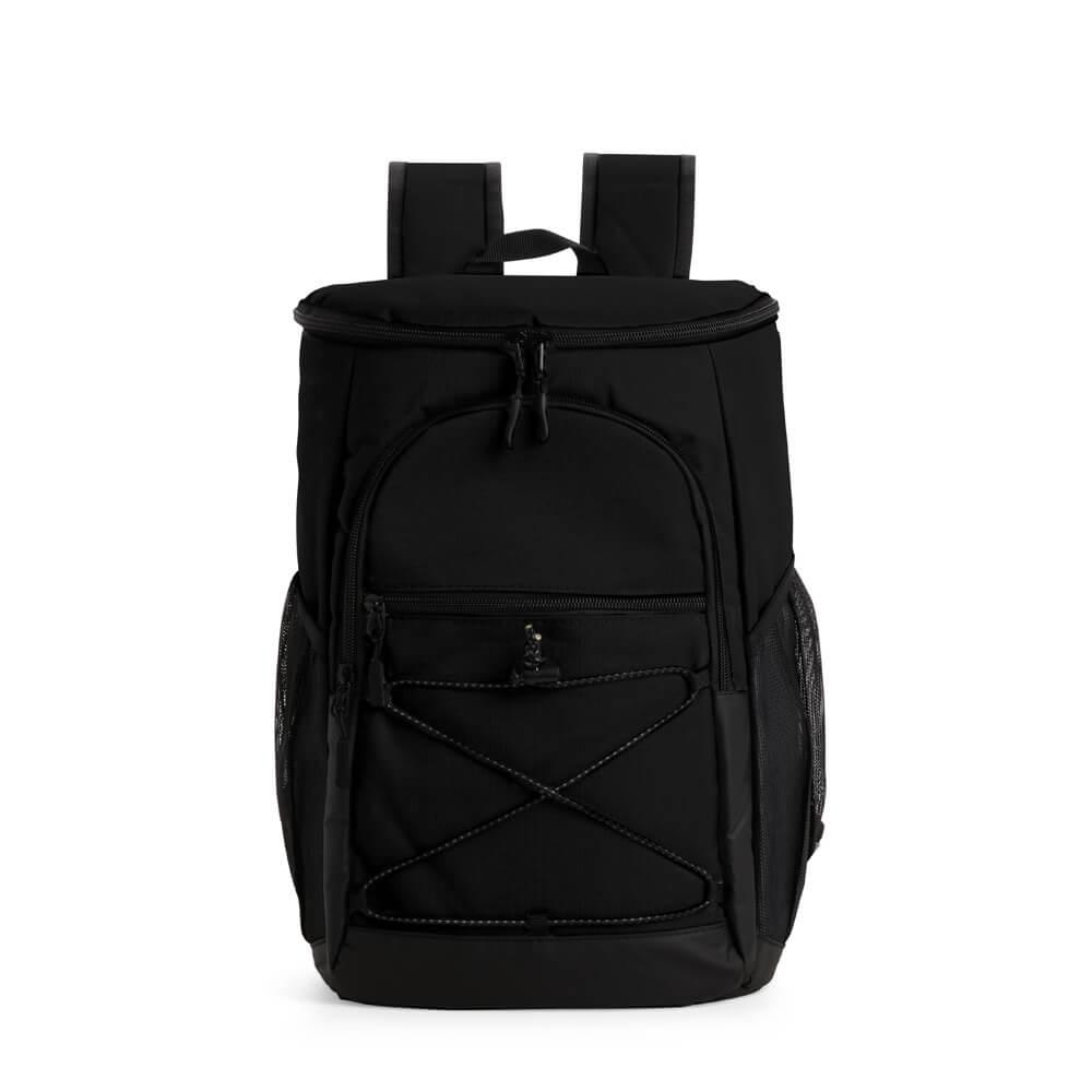 Mochila Térmica Poliéster MO1704 na cor Preto, brinde personalizado Sky Brindes