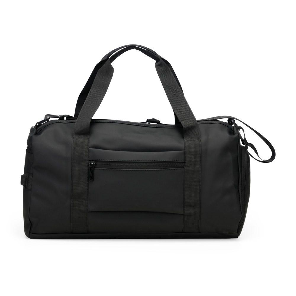 Bolsa Couro Sintético 32 Litros MO1707 na cor Preto, brinde personalizado Sky Brindes