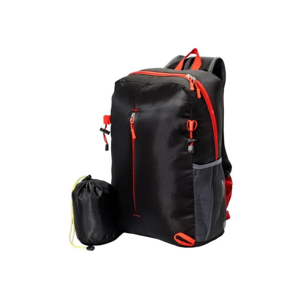 Mochila Dobrável 16 Litros MO1709 na cor Vermelho, brinde personalizado Sky Brindes