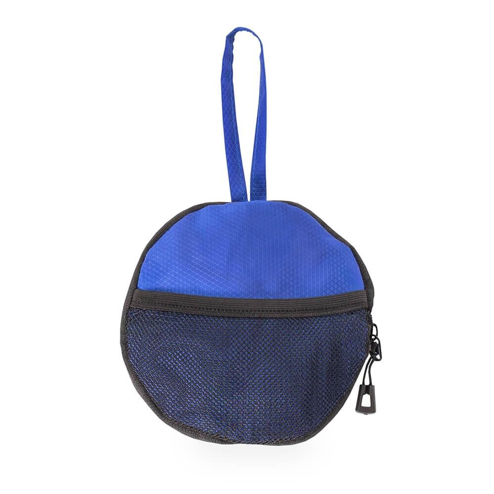 Bolsa Dobrável Poliéster 6 Litros MO1710 na cor Azul claro, brinde personalizado Sky Brindes